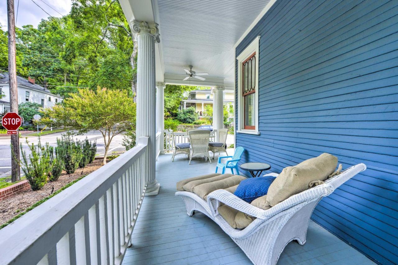 Elegant Raleigh Home With Porch, Walk Downtown! Exteriör bild