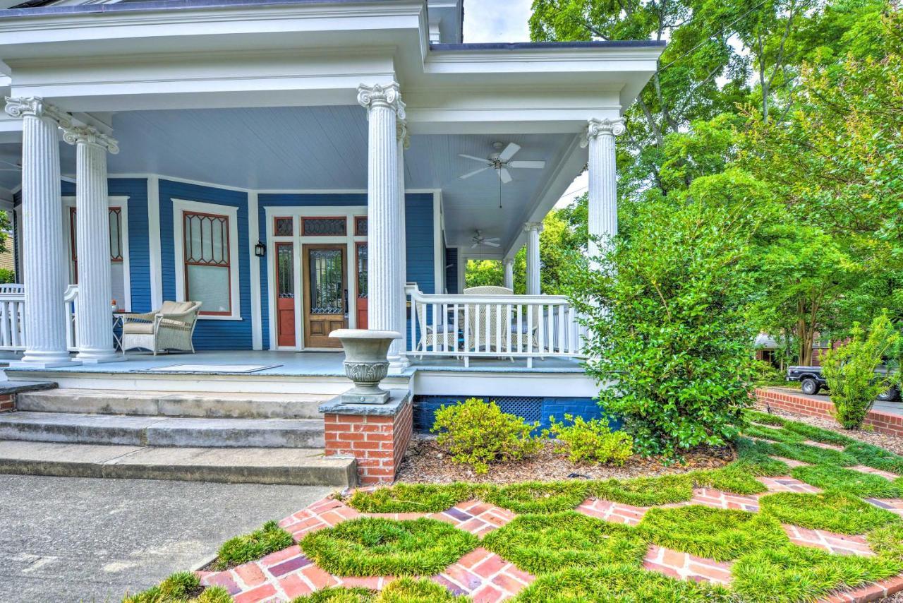 Elegant Raleigh Home With Porch, Walk Downtown! Exteriör bild